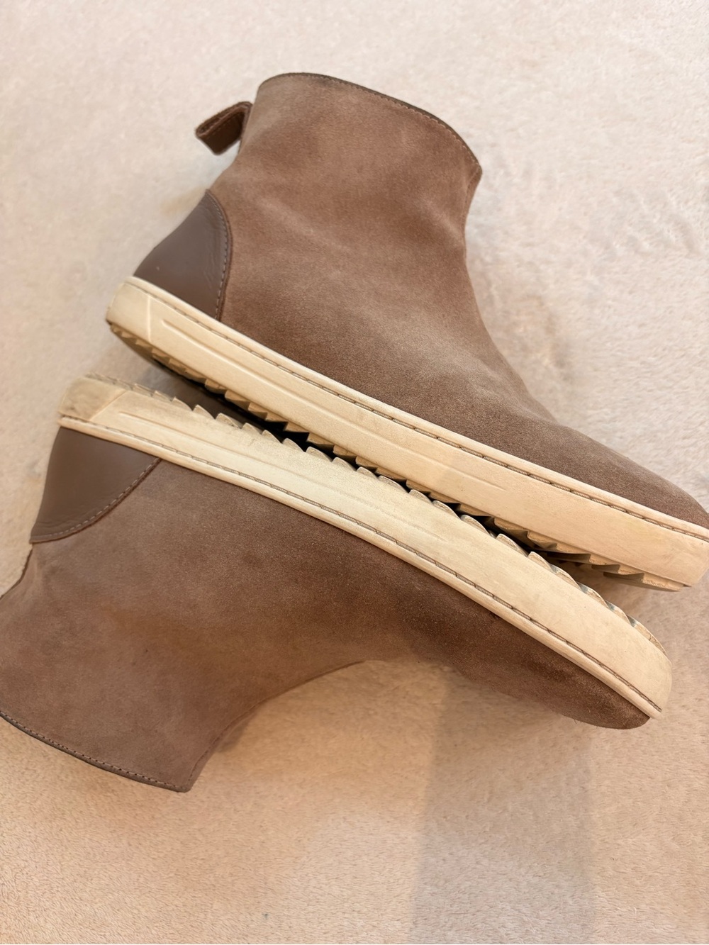 Birkenstock Women's Myra Suede Zip Ankle Booties in Tan Sz 39 - Picture 7 of 14